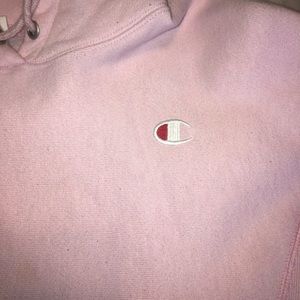 Pink Champion hoodie